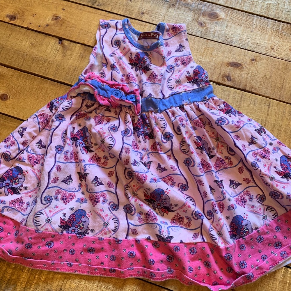 Love bird & 🦋 Jelly the Pug Dress & Leggings